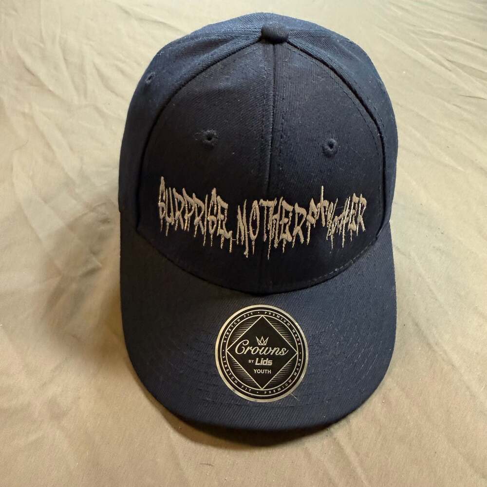 Youth Crowns by Lids “Surprise Motherf***er” Adjustable Dad Hat Navy